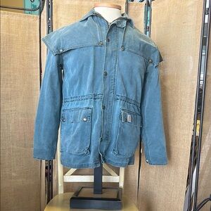Carhartt Blue Military Field Jacket XL Vintage Men’s Duck Chore